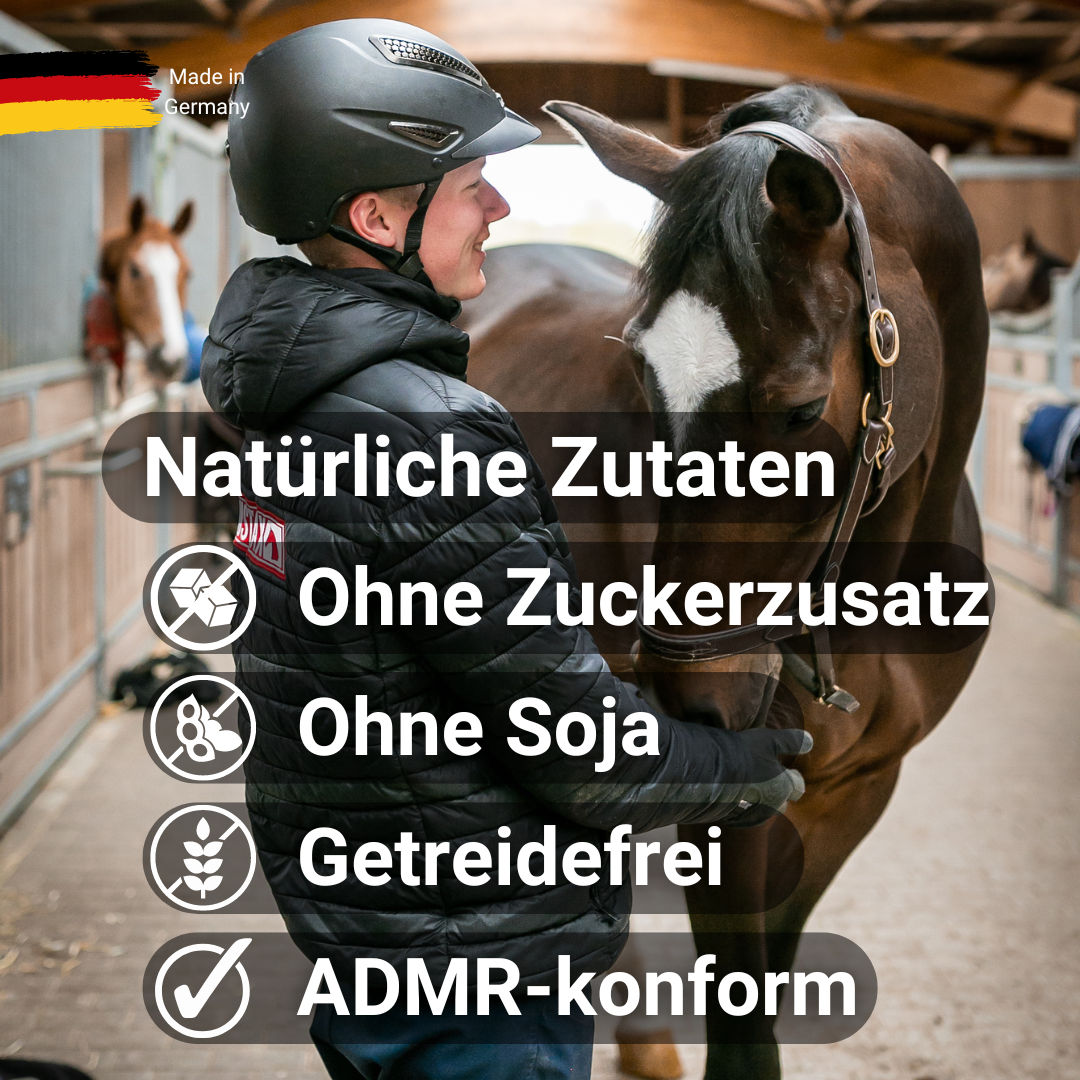 Natürliche Zutaten, Magenschonend, Ohne Soja, Getreidefrei, ADMR Konform, Ohne Zuckerzusatz